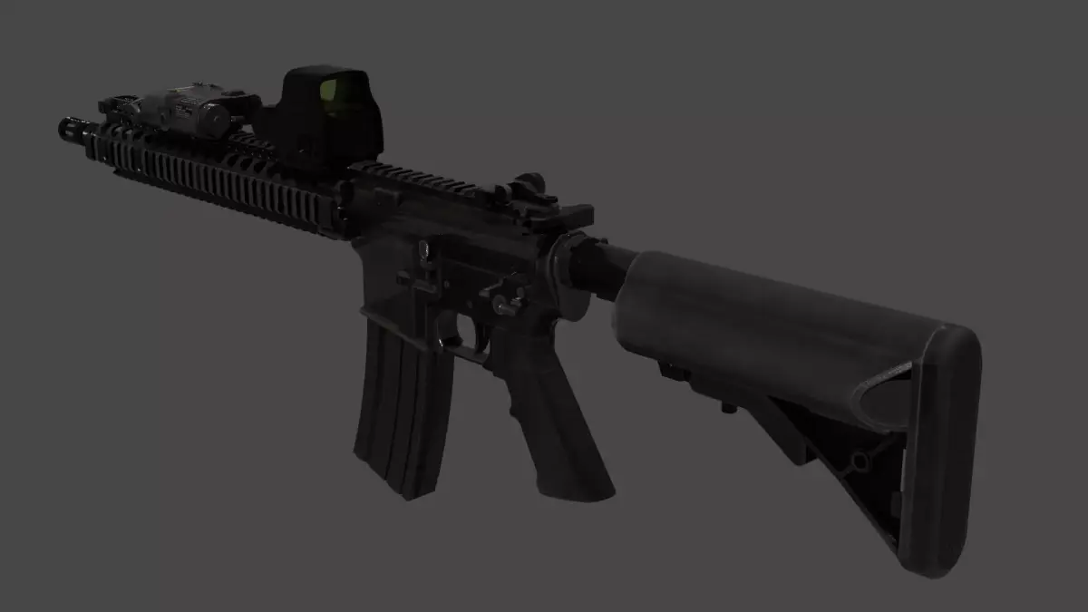Weapon M4 3D model