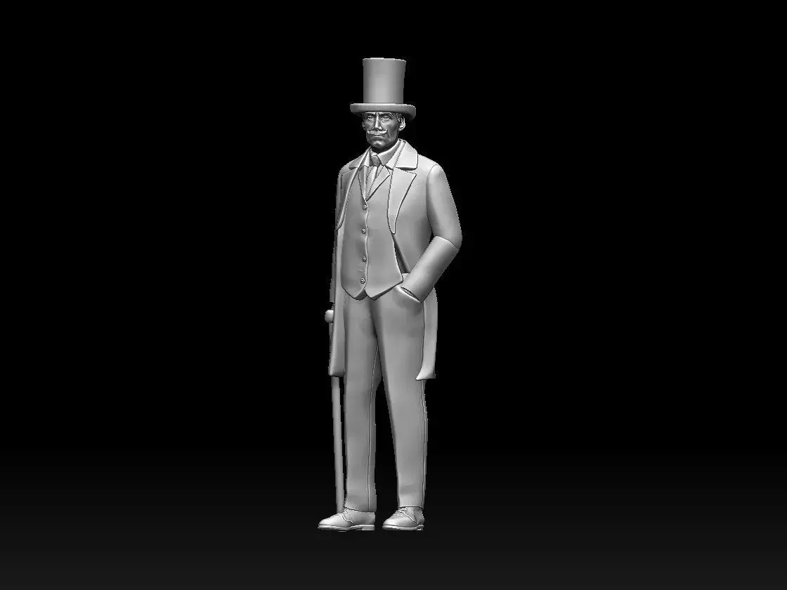 gentleman 3D print model