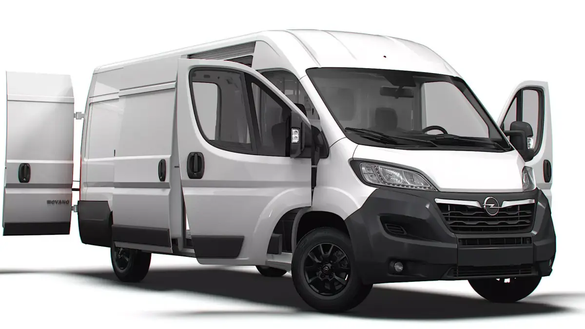 Opel Movano Van L4H2 HQ Interior 2023 3D model