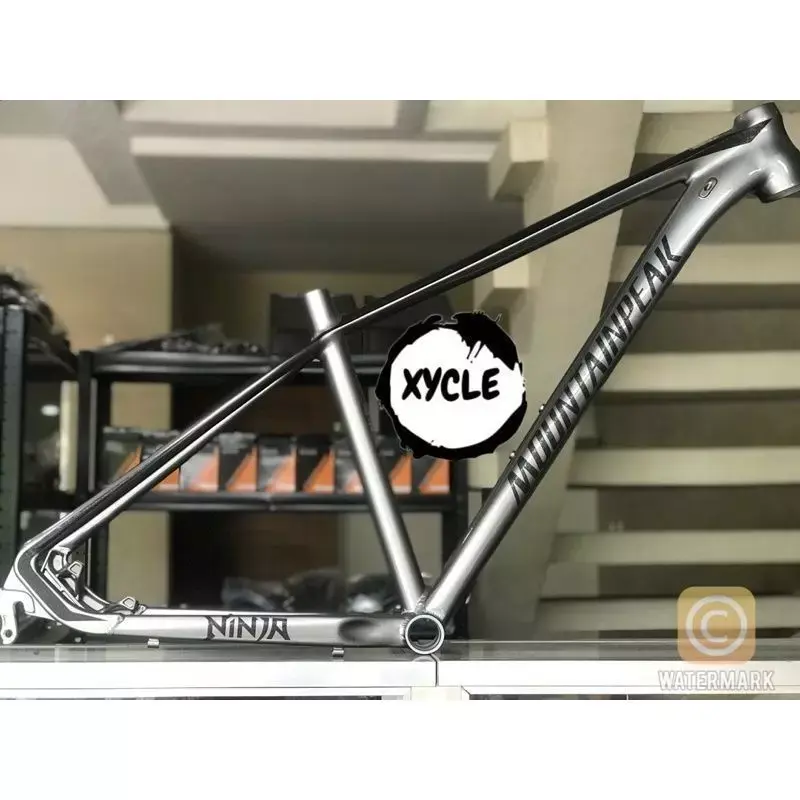 Mountain Bike Frame MountainPeek Ninja LowPoly 3D Model Low-poly 3D model