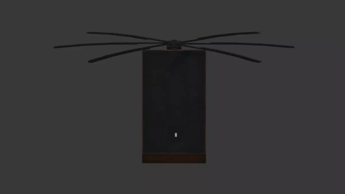 speaker helicopter 3D model