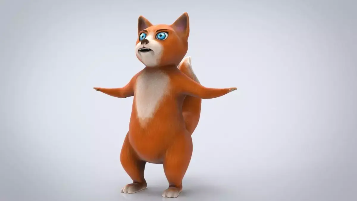 CARTOON CAT Low-poly 3D model buy