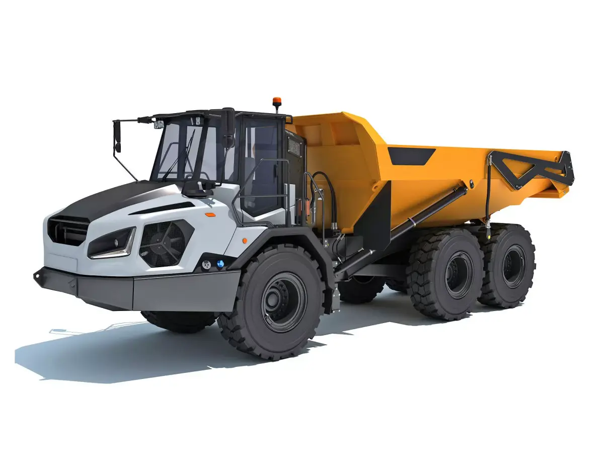 Articulated Mining Truck 3D model buy
