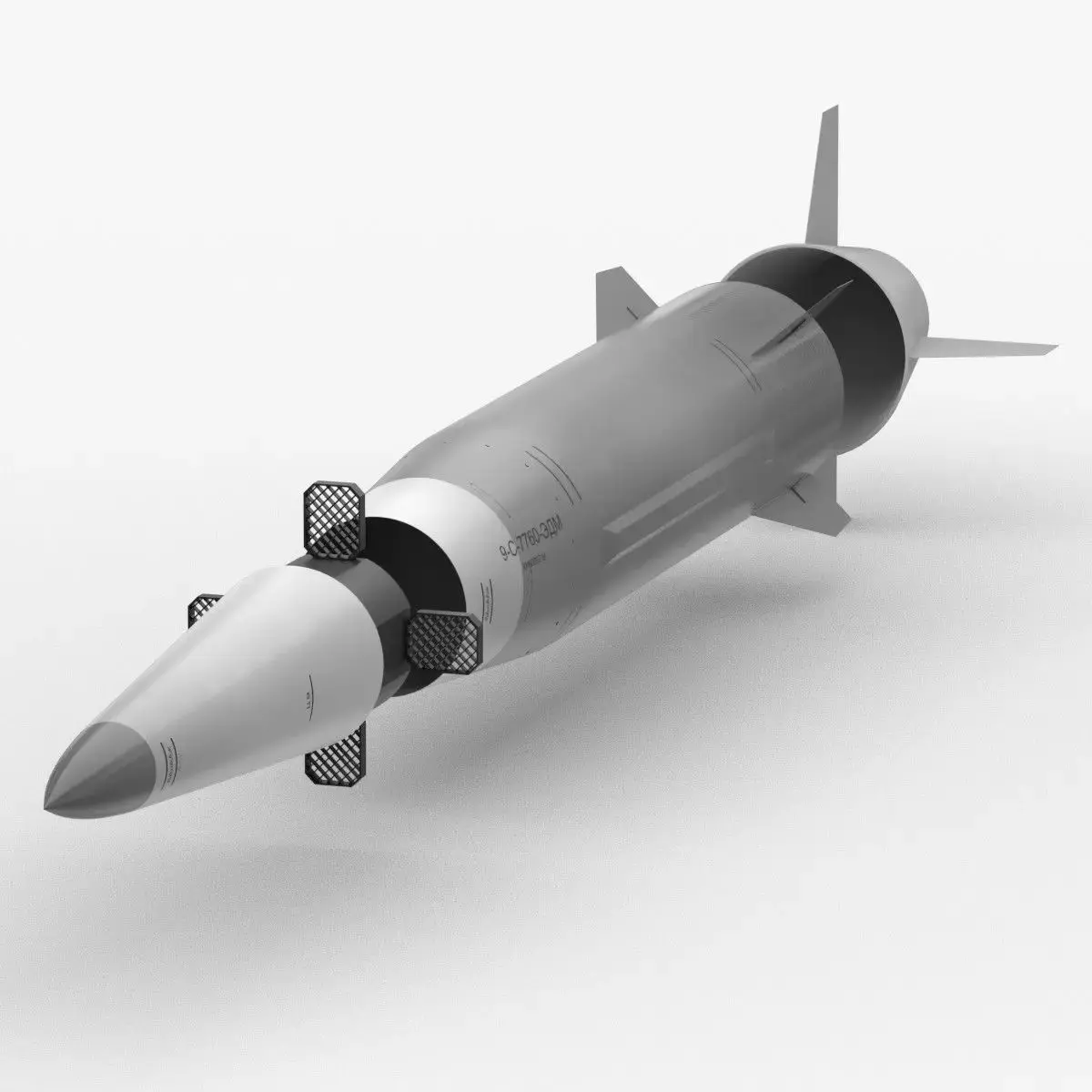 Kinzhal Kh-47M2 Low-poly 3D model