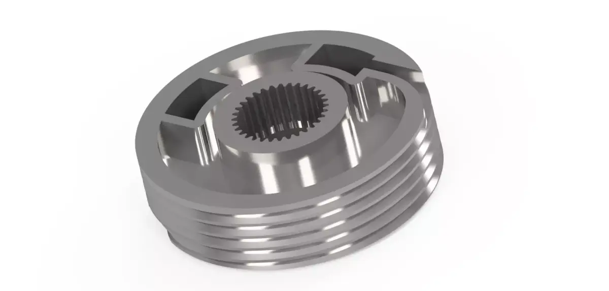 Car window regulator gear 3D print model