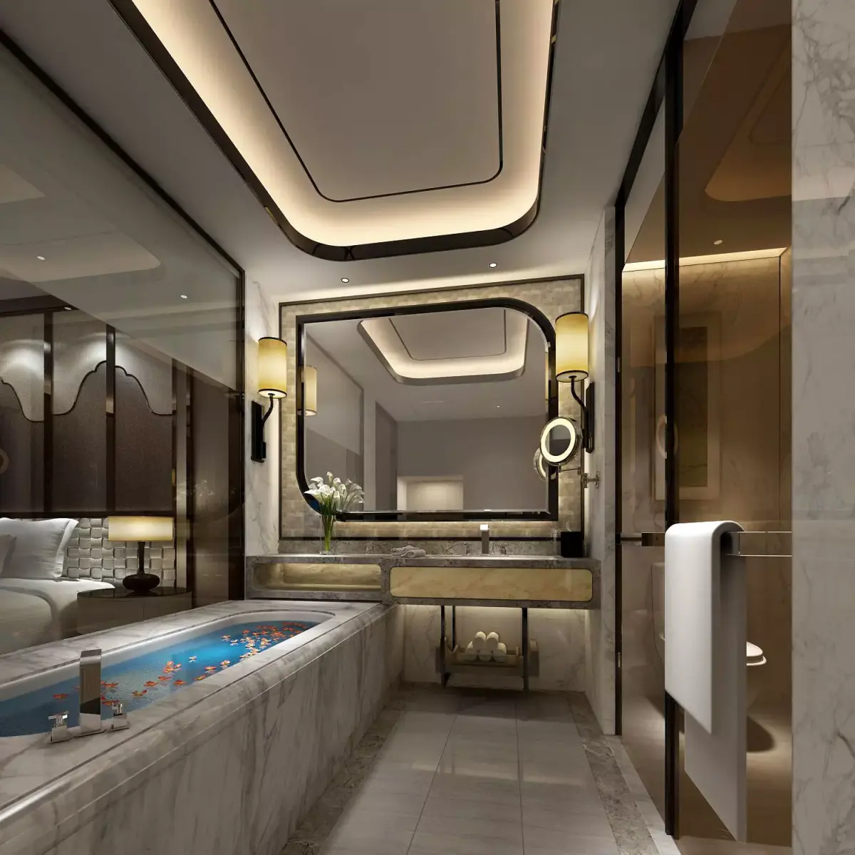 hotel bathroom 3D model purchase