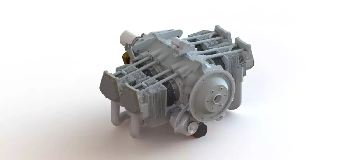 Lycoming IO-390 3D model