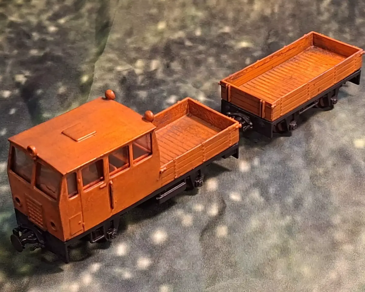 Motorized Draisine WMC 1-87 H0e750mm resin 3D print model