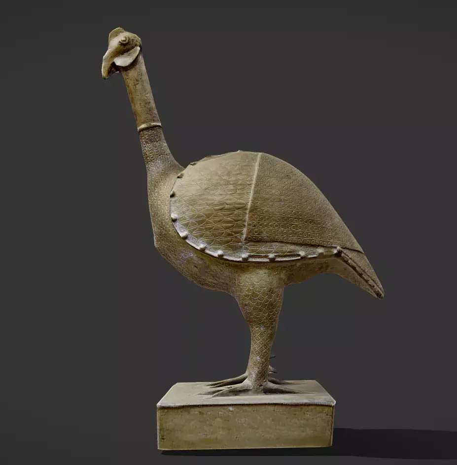 Okporhu - Rooster Figure Low-poly 3D model