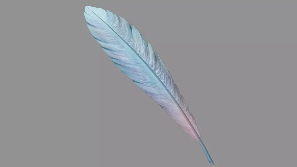 MistryFeatherA Stylized Low-poly 3D model