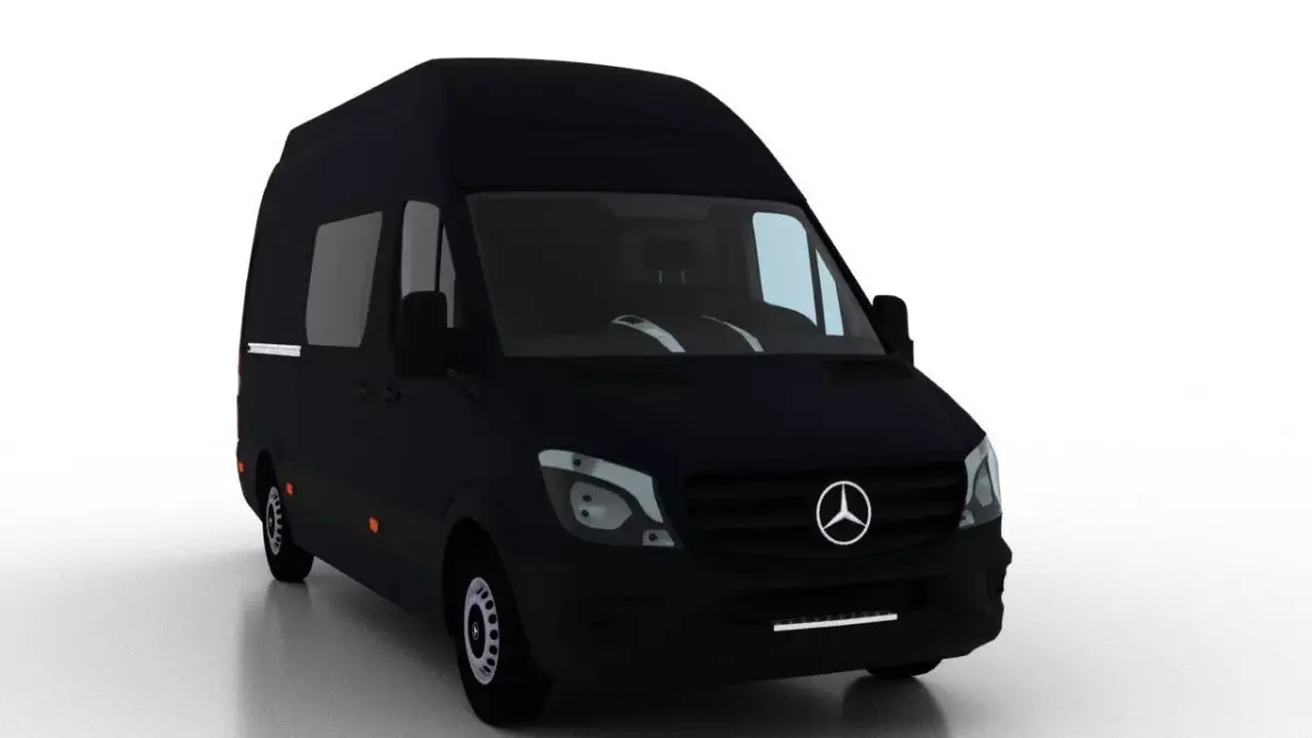 Mercedes Benz Sprinter L2H3 2015 Crew Van EU 3D model