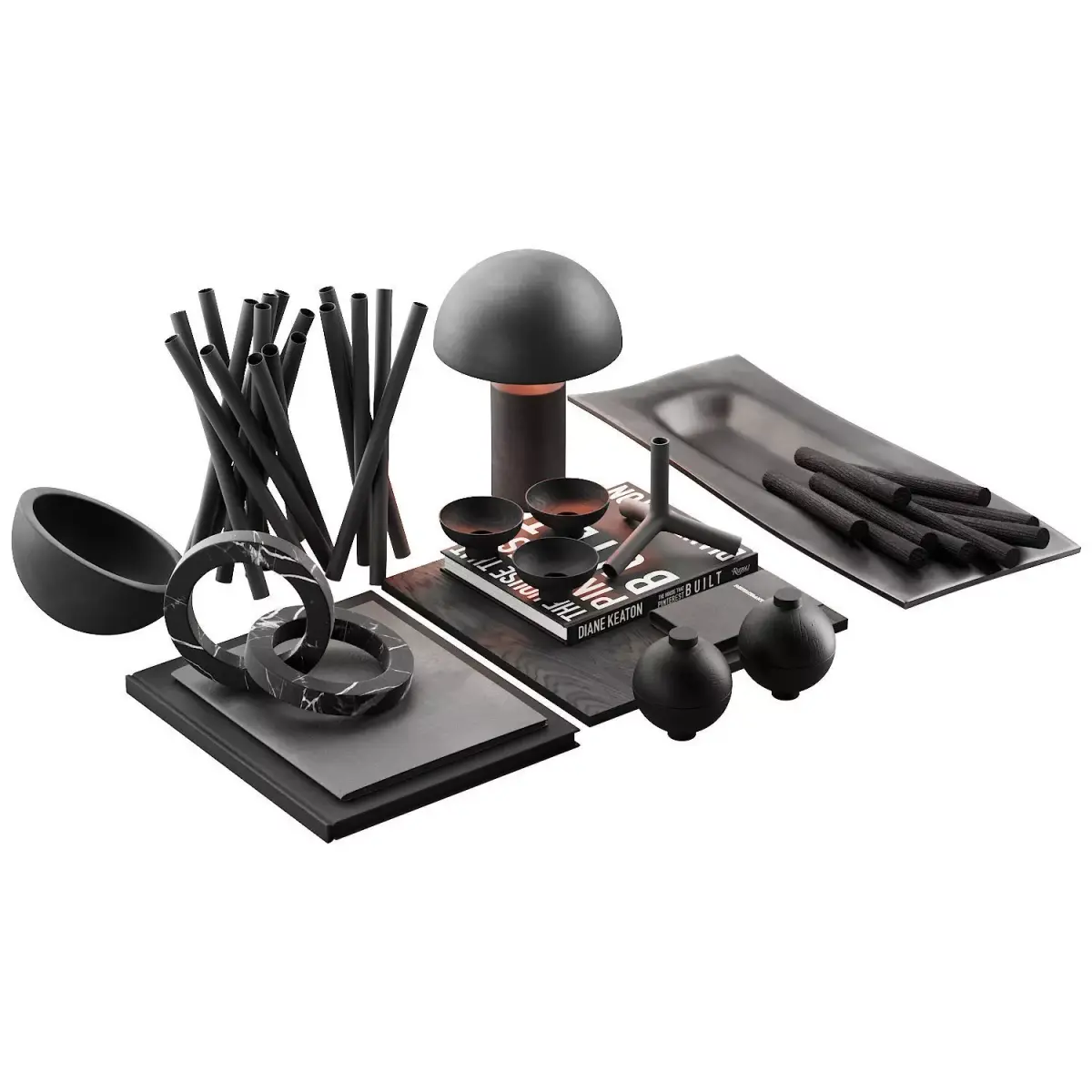 024 BLACK decorative pack PART 1 3D model