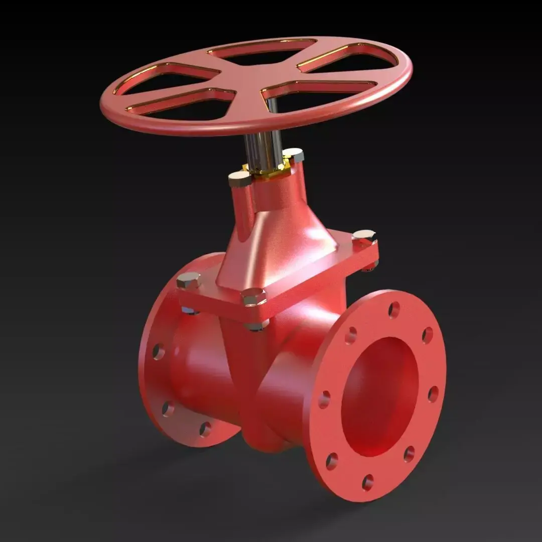 Valve gate Free 3D model
