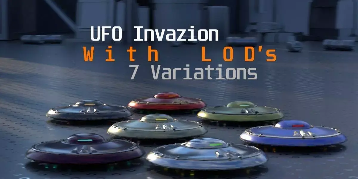 Flying saucer Free 3D model buy