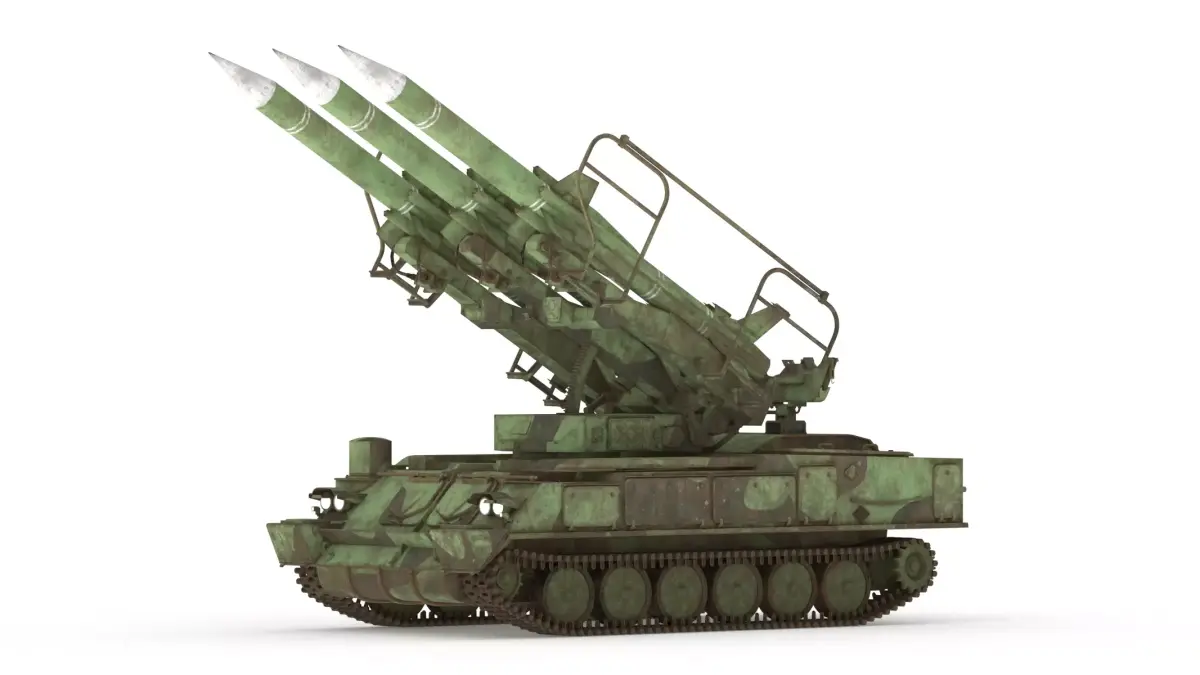 2K12 Krub Low Poly Free 3D model