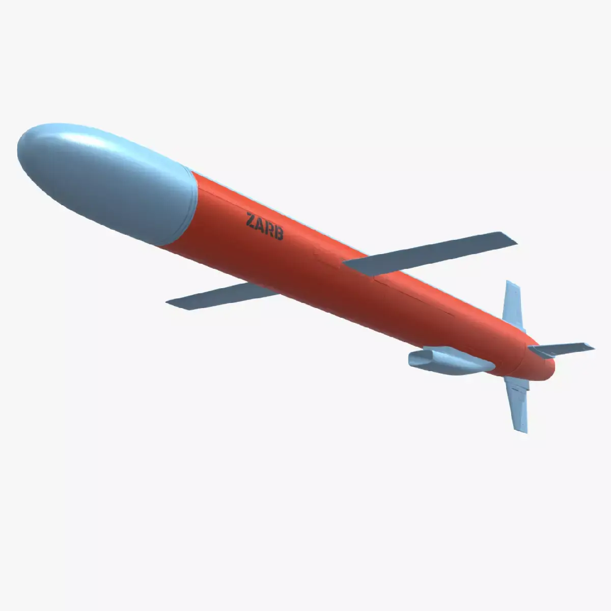 ZARB Pakistan Navy Anti-Ship Cruise Missile 3D model