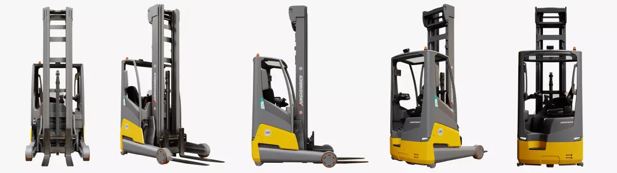 Jungheinrich ETV 216i Reach truck Low-poly 3D model