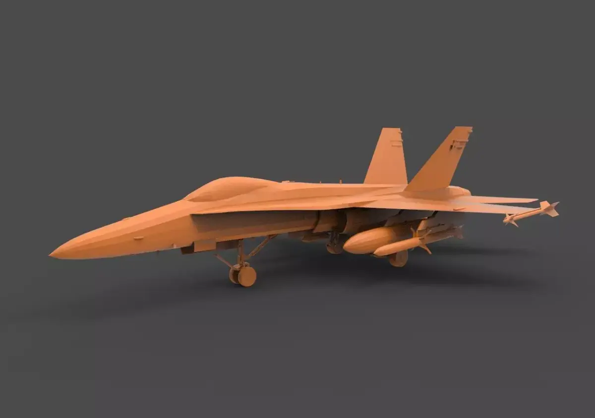 F-18 Hornet 3D print model purchase