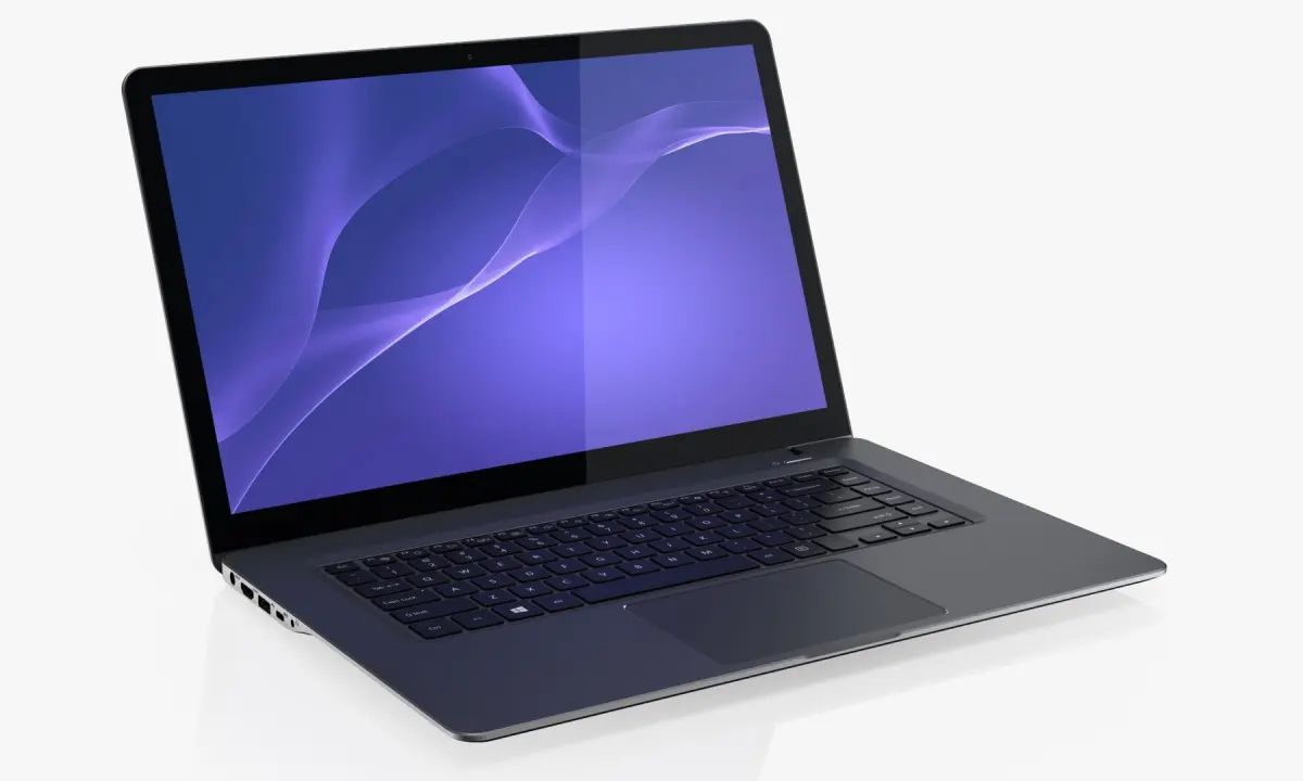 Notebook Generic 15 inch Black 3D model