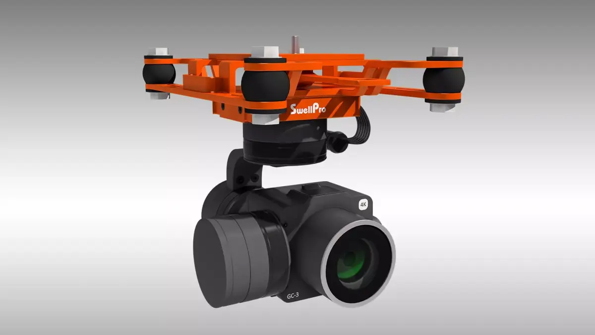 SplashDrone Gimbal Camera 3D model