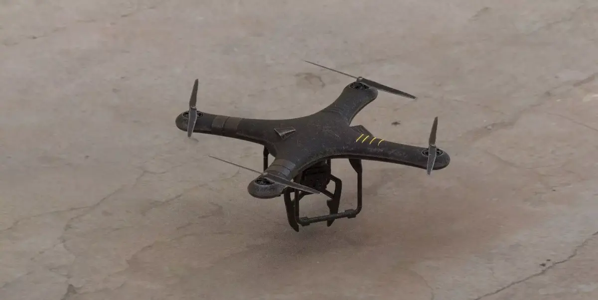 Drone Rigged 3D model