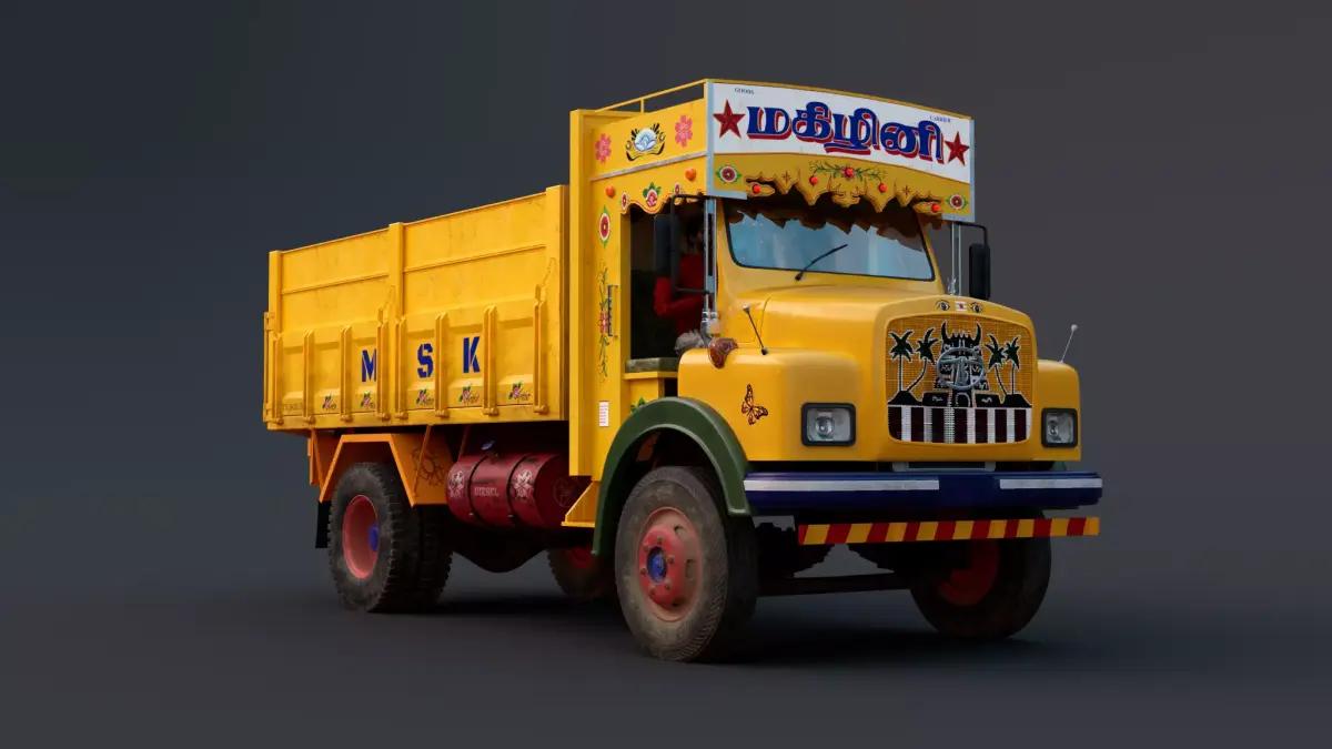 TATA se Truck 3D model