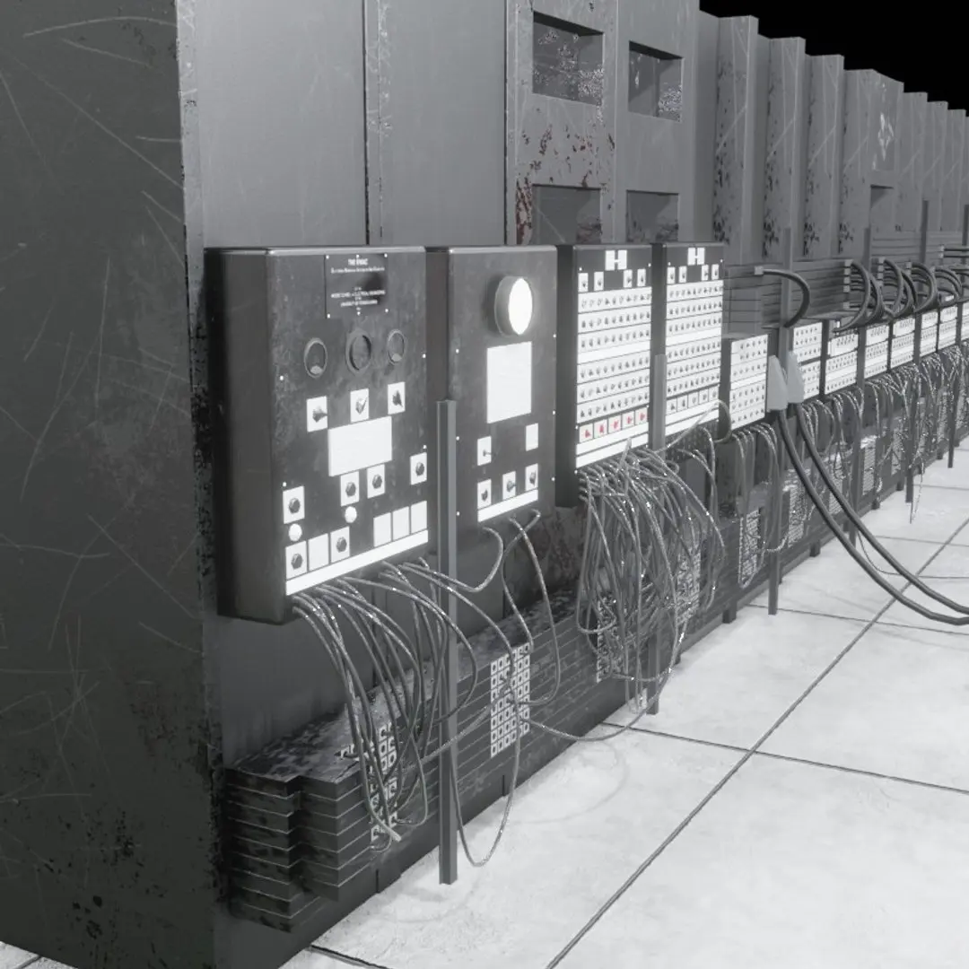 ENIAC first computer 3D model