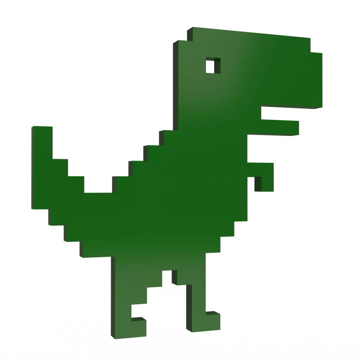 Google Dinosaur T-Rex Low-poly 3D model