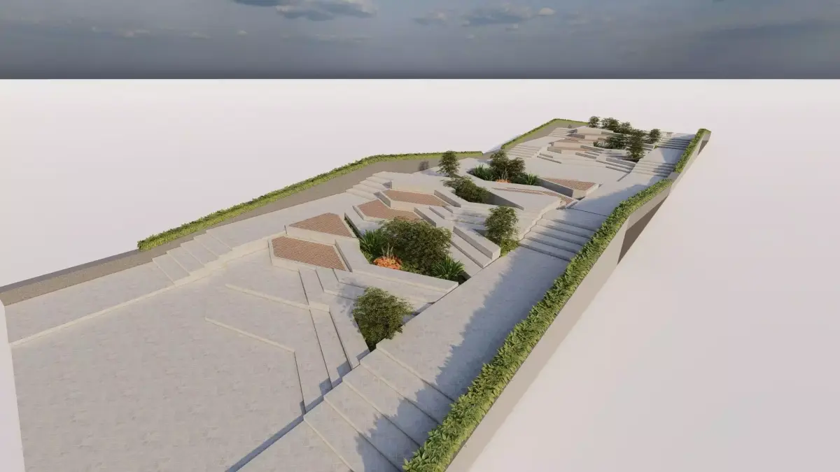 park-public park-Private Park Landscape 3D model shop
