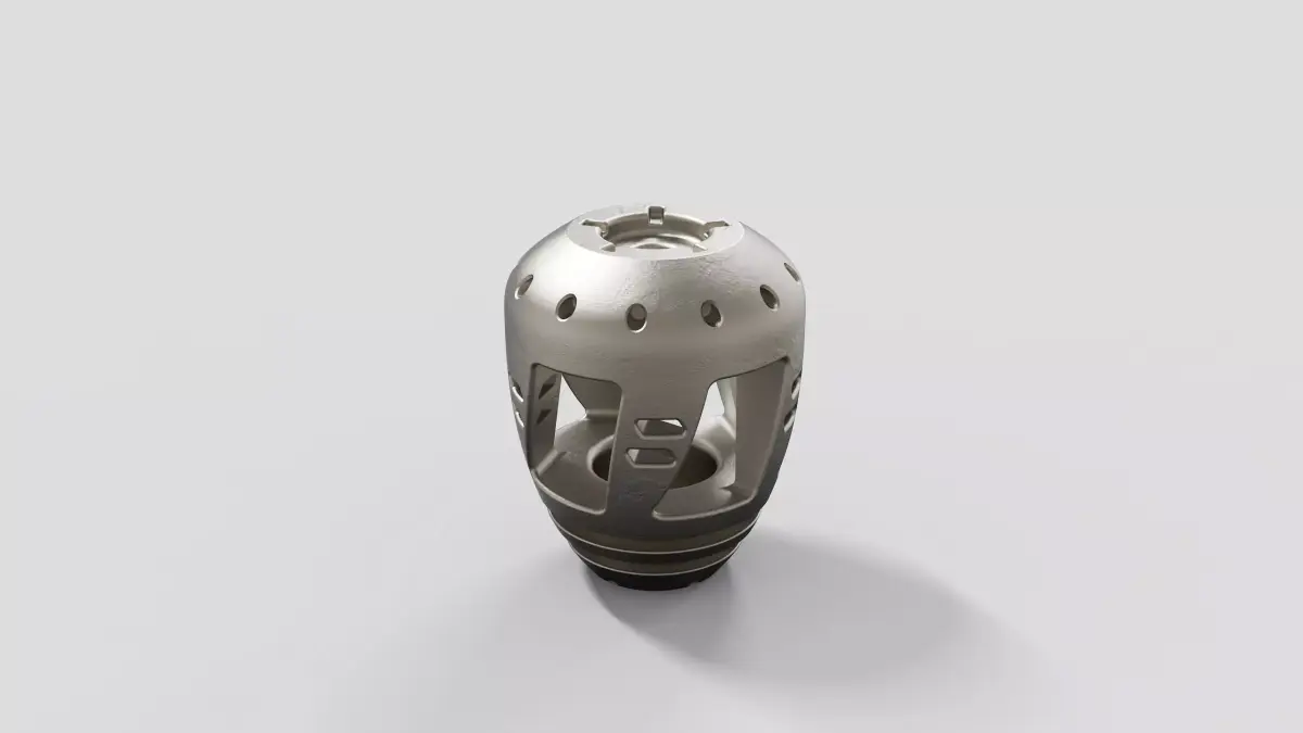 muzzle brake SGT front  3D model