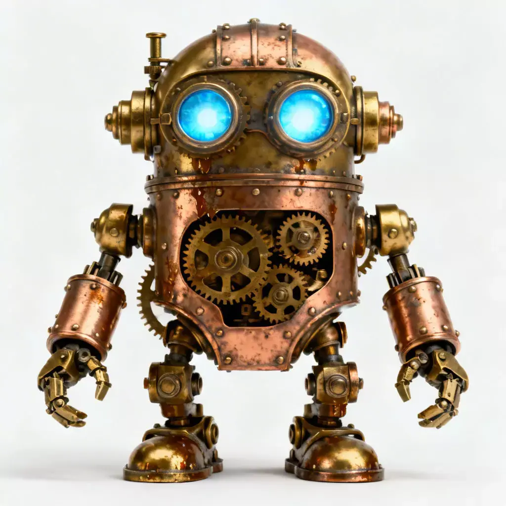 Realistic Steampunk Easter Rabbit 3D Model 3D Model Low-poly 3D model