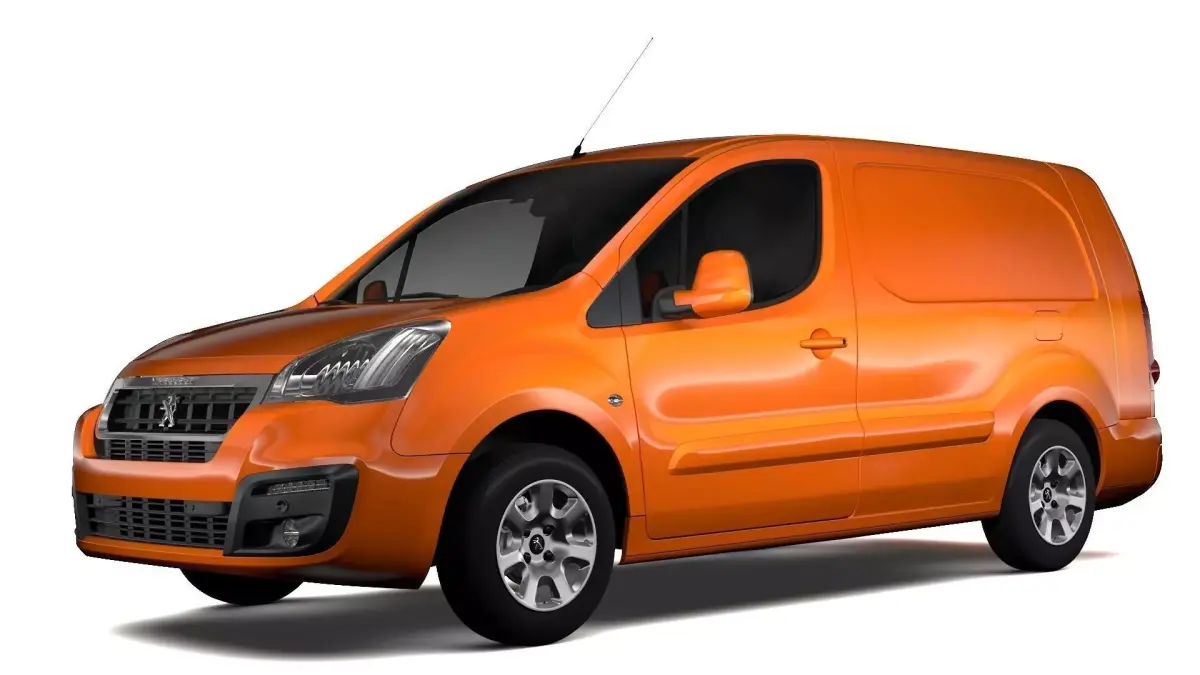 Peugeot Partner Van L2 2017 3D model