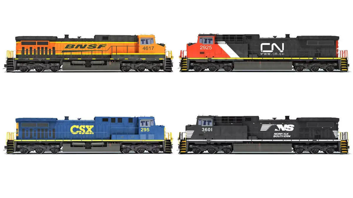 Locomotive 3D Models 3D Model Pack purchase