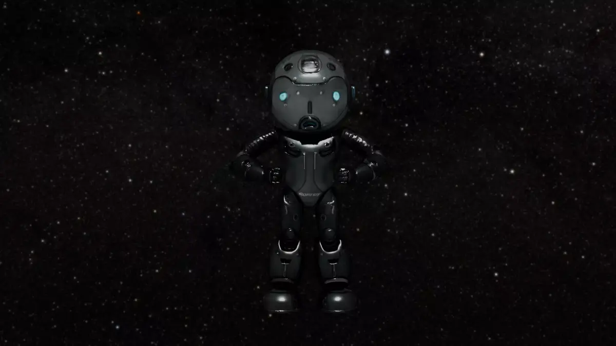 Dark Robot 3D model