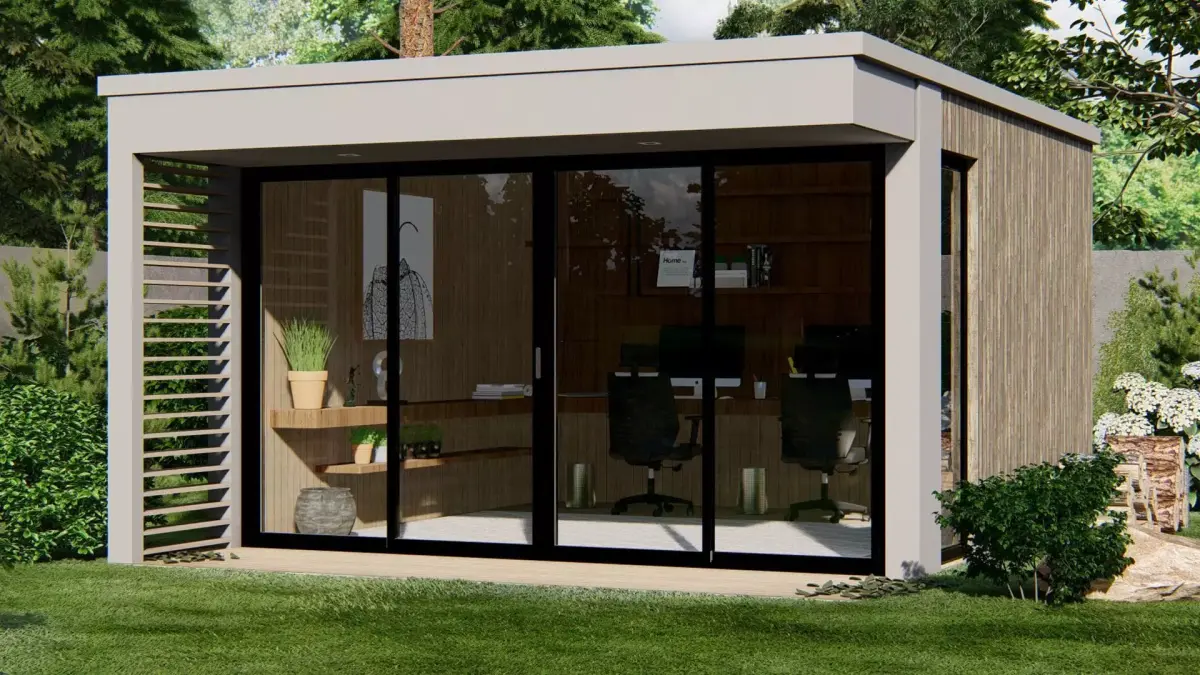 GARDEN ROOM - GARDEN OFFICE - Sketchup Lumion Free 3D model