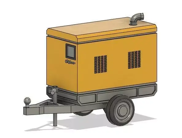 Mobile welding generator 3D print model