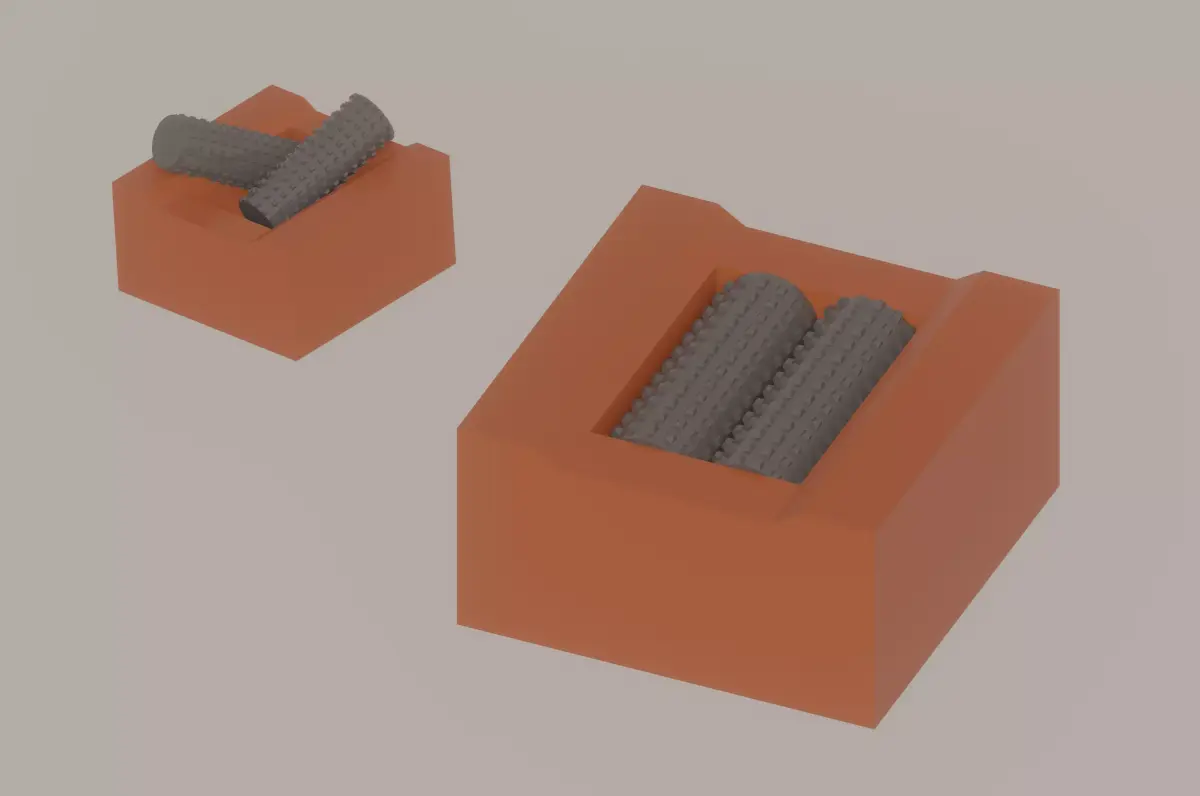 Double Roller Crushers 3D model