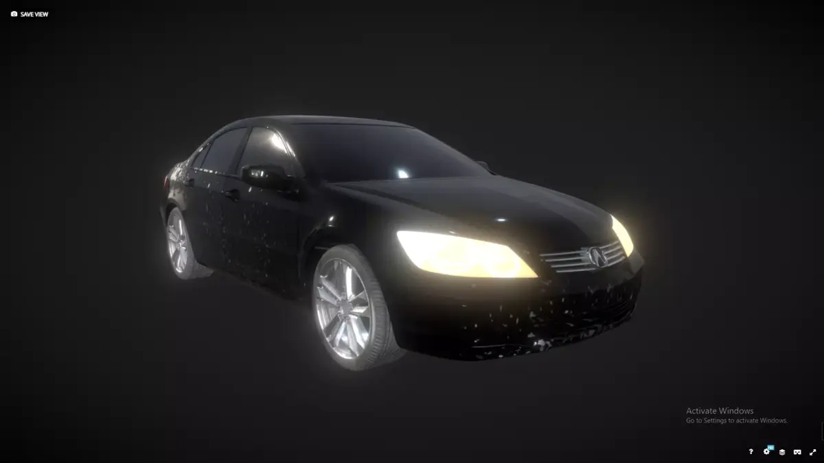 Acura ML Car Free 3D model