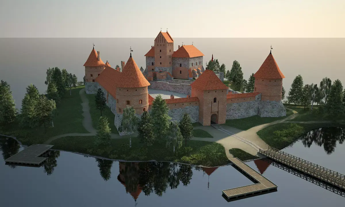 Trakai Island Castle  3D model