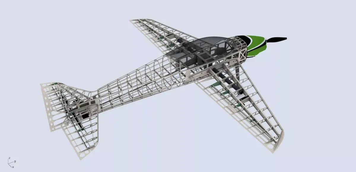 F3A construction 2m 3D model