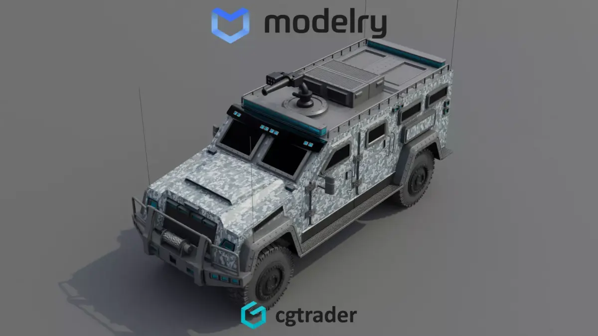SWAT Vehicle 3D model