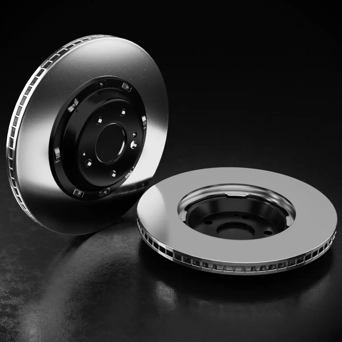 Car Brake Disc Type Two 3D model