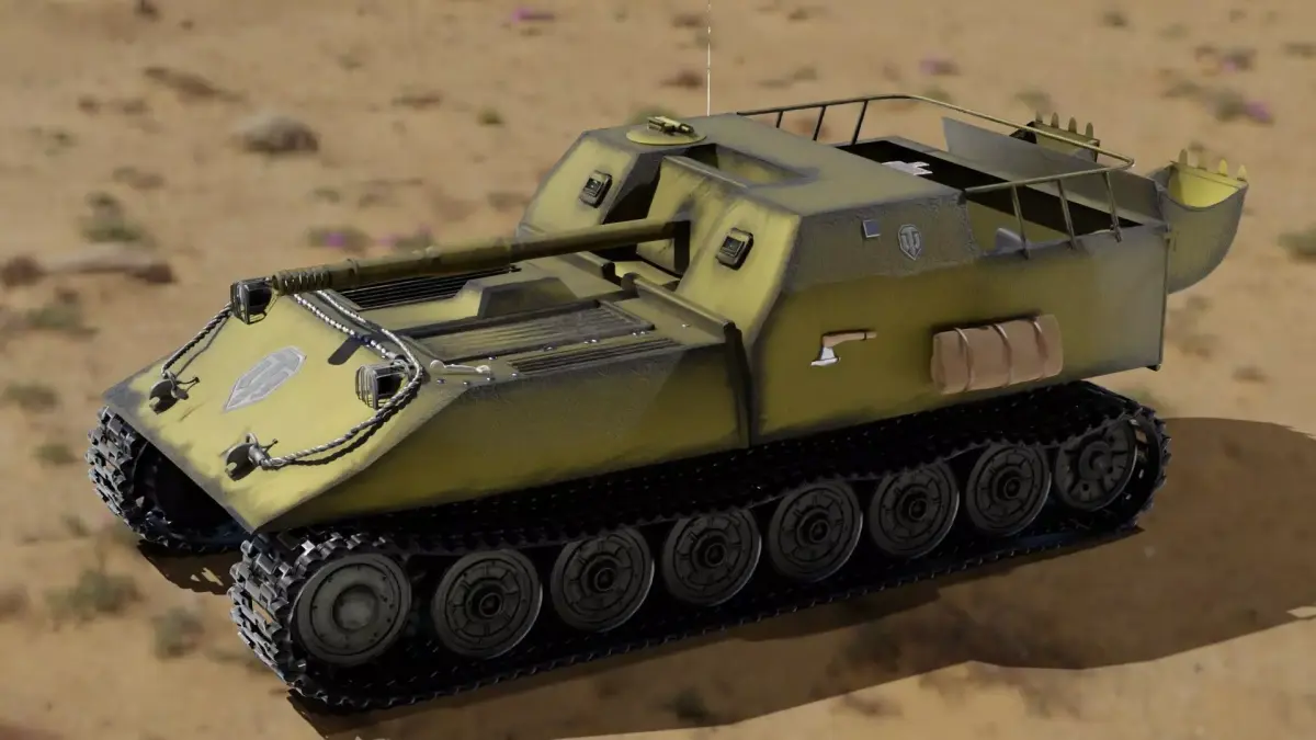 world of tank obj 263 Low-poly 3D model