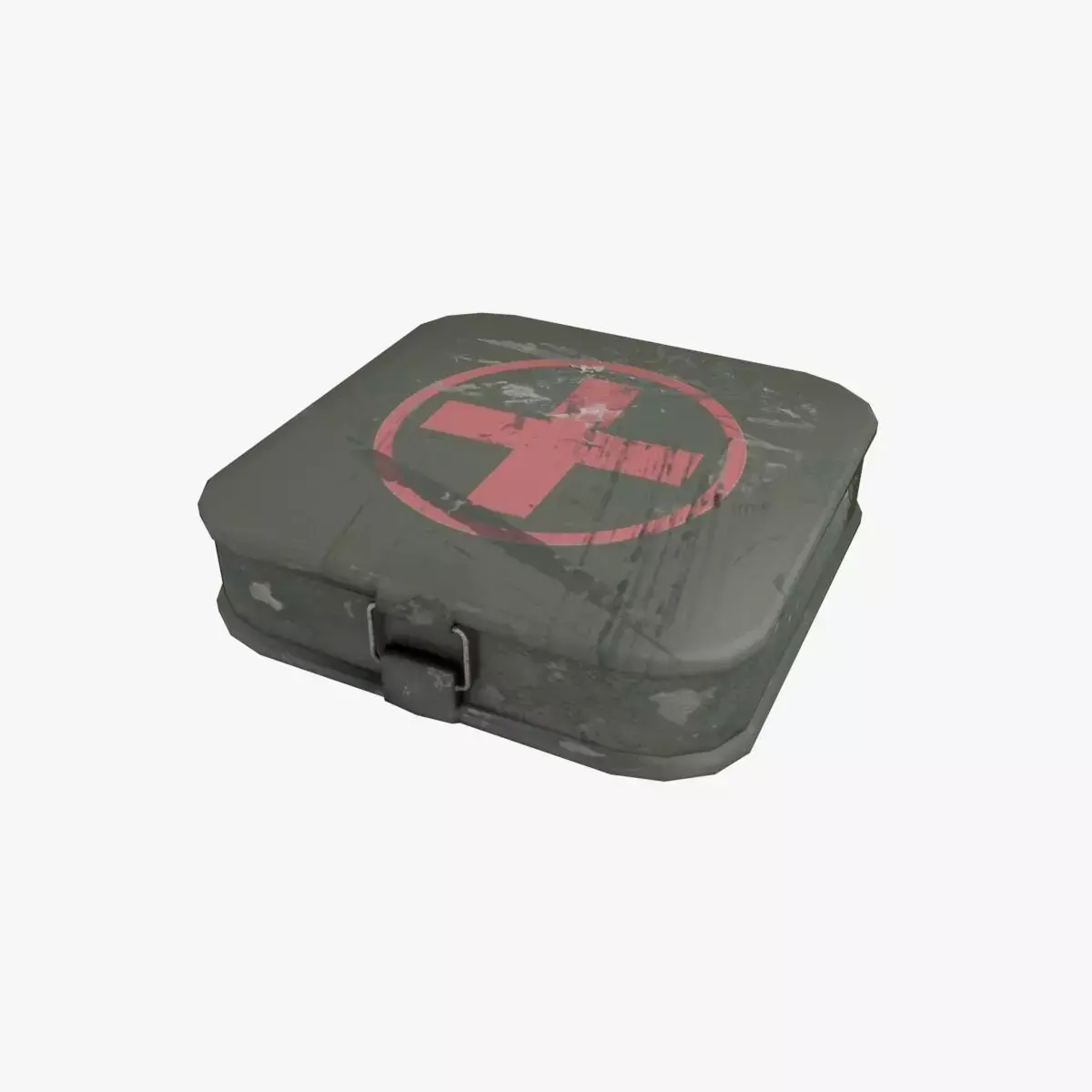 First Aid Kit Military Low-poly 3D model