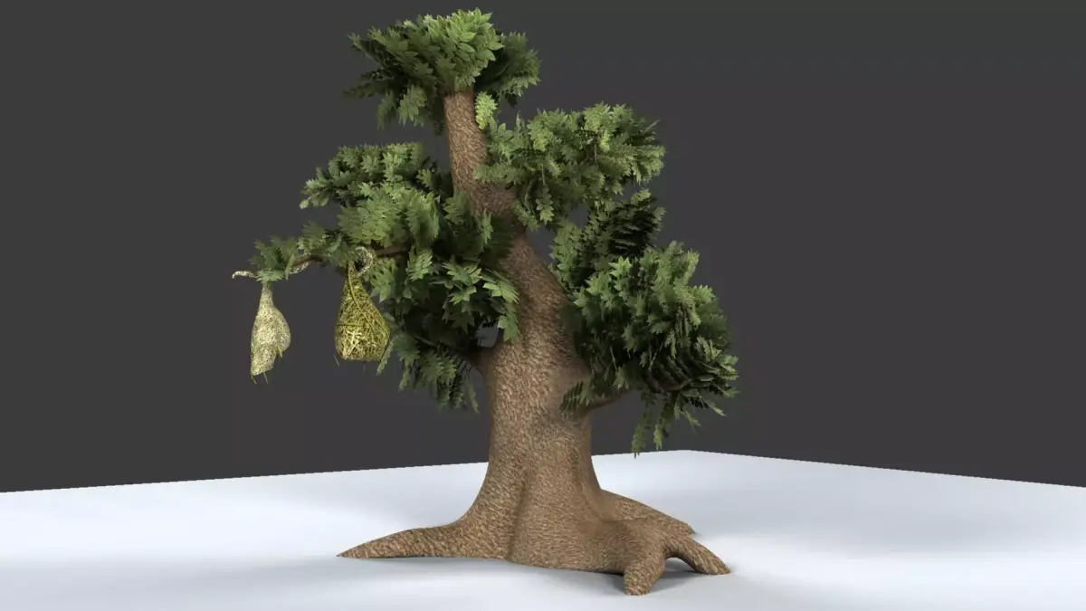 Baya Weaver Nest 3D model
