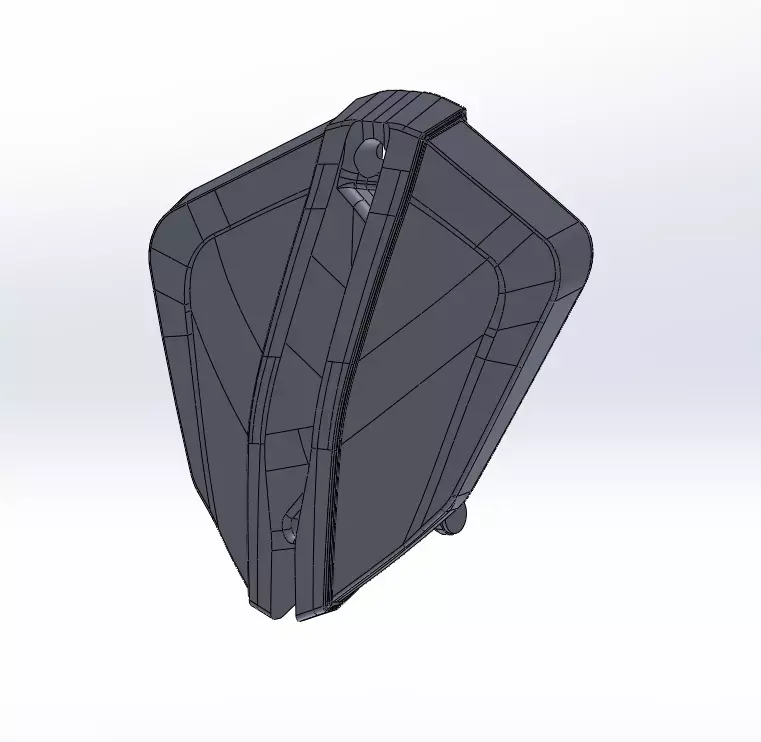 KTM Superduke 1290 Headlight STEP 3D model