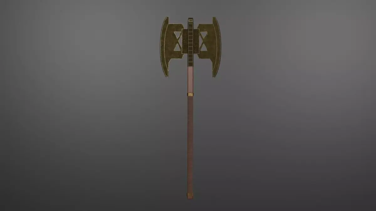 Gimli axe Free low-poly 3D model