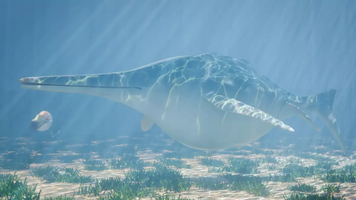 Shonisaurus Low-poly 3D model