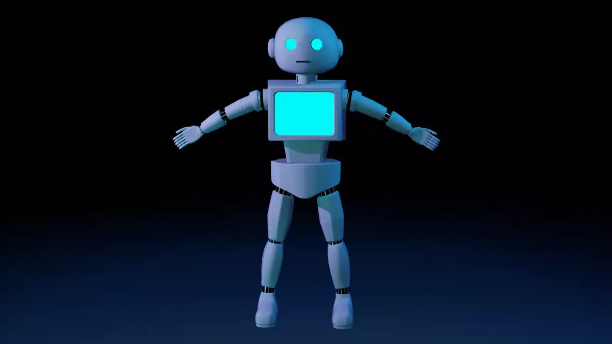 Cartoon Robot Character  Game Ready 3D Model  3D model