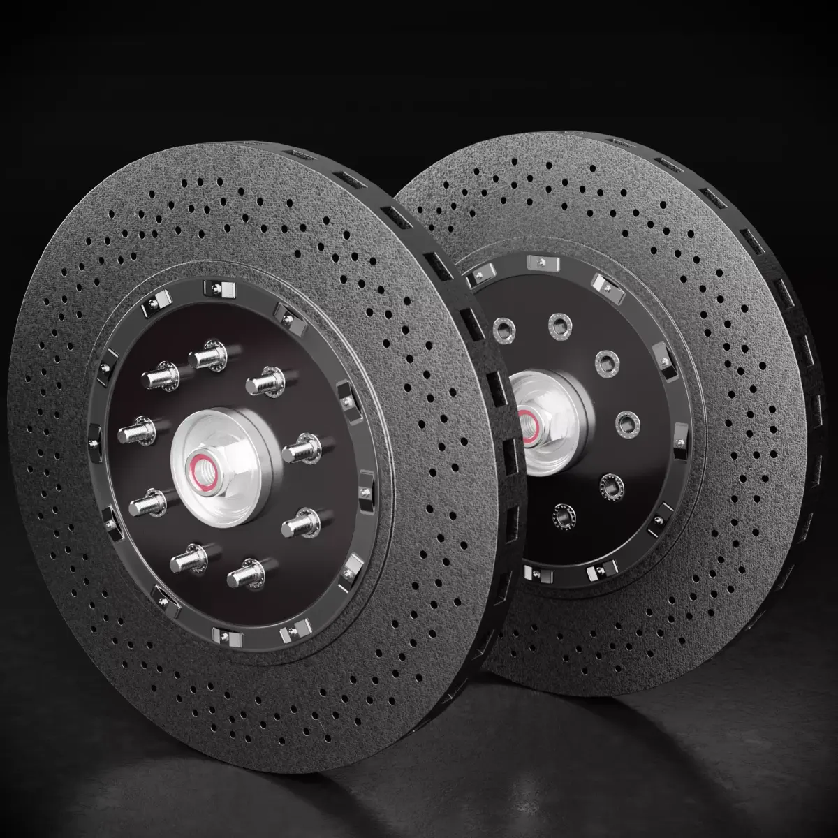 Car Brake Disc Type Three 3D model